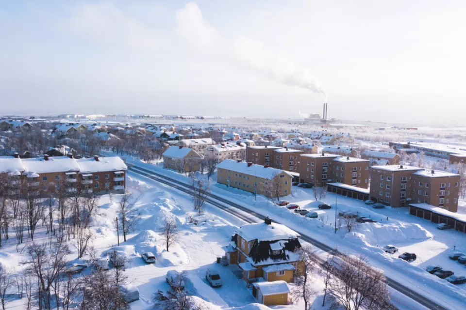 Arctic Mining Town